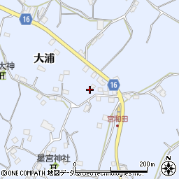 千葉県匝瑳市大浦498周辺の地図