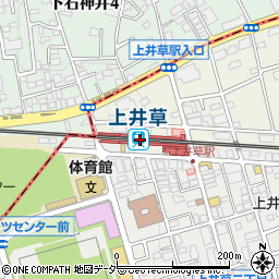 上井草駅周辺の地図