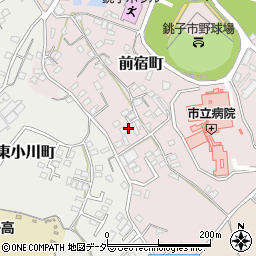 千葉県銚子市前宿町744-1周辺の地図