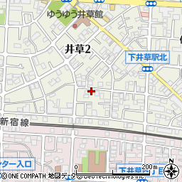 長谷川荘周辺の地図