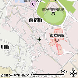 千葉県銚子市前宿町637周辺の地図