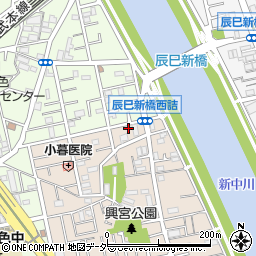 岡崎塗装工業周辺の地図