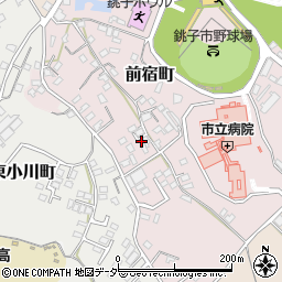 千葉県銚子市前宿町744-7周辺の地図