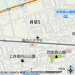 キャピタルモータース株式会社　井草営業所周辺の地図