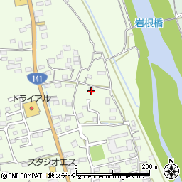 山梨県韮崎市藤井町北下條1251周辺の地図