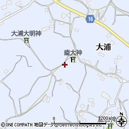 千葉県匝瑳市大浦224周辺の地図