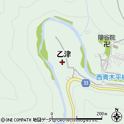 東京都あきる野市乙津908-1周辺の地図
