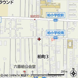 東京都立川市柏町周辺の地図