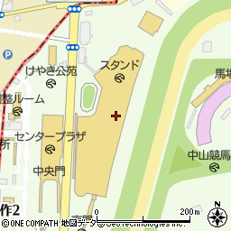 中山競馬場周辺の地図