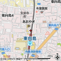 薬局くすりの福太郎　東向島駅前店周辺の地図