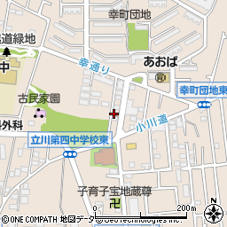 立川幸四郵便局周辺の地図