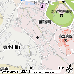 千葉県銚子市前宿町740-2周辺の地図