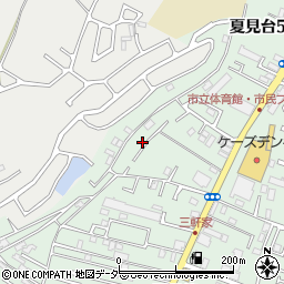 千葉県船橋市夏見台5丁目15-6周辺の地図