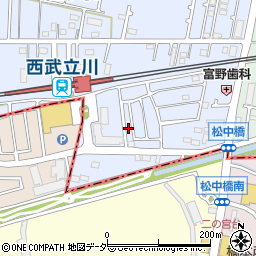 東京都立川市西砂町1丁目2-130周辺の地図