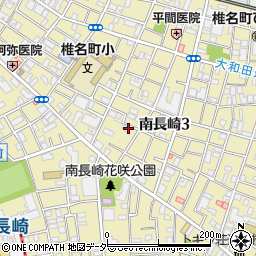 東京都豊島区南長崎周辺の地図