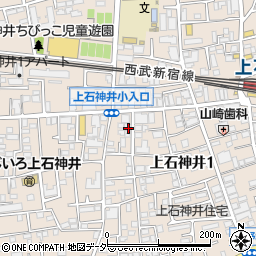 ポーラ化粧品上石神井支店周辺の地図