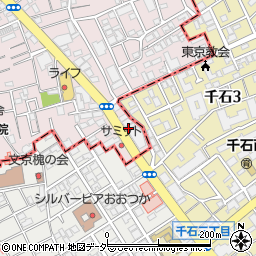 東京都豊島区南大塚1丁目1周辺の地図