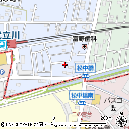 東京都立川市西砂町1丁目2-56周辺の地図