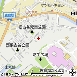 千葉県佐倉市城内町77周辺の地図