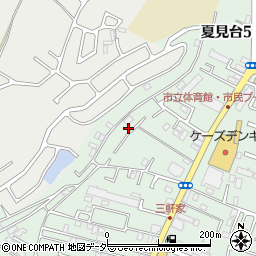 千葉県船橋市夏見台5丁目15-9周辺の地図