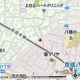 タイムズ八幡３丁目第２駐車場周辺の地図