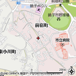 千葉県銚子市前宿町737-2周辺の地図