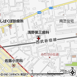 浅野第三歯科診療所周辺の地図