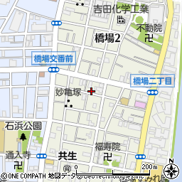 東京都台東区橋場1丁目33-3周辺の地図