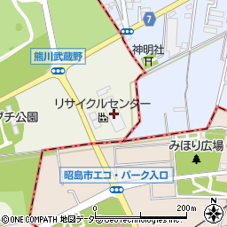 福生市役所　リサイクルセンター周辺の地図