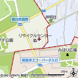 福生市役所　リサイクルセンター周辺の地図