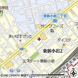 セキチューサイクルワールド　新小岩店周辺の地図