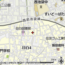 東京都豊島区目白4丁目31-26周辺の地図