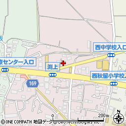 秋川渕上郵便局 ＡＴＭ周辺の地図