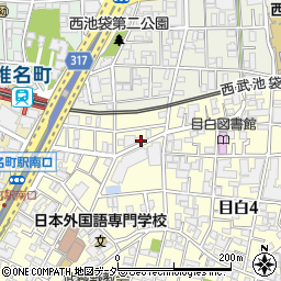 東京都豊島区目白5丁目29周辺の地図