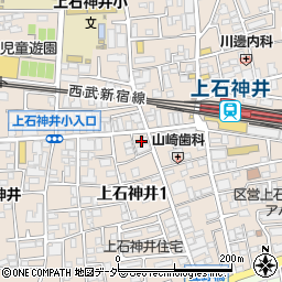 斗満学院　上石神井教室周辺の地図