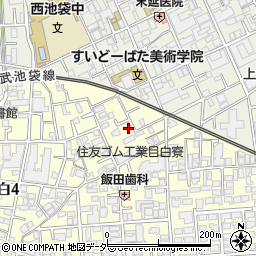 東京都豊島区目白4丁目22-19周辺の地図