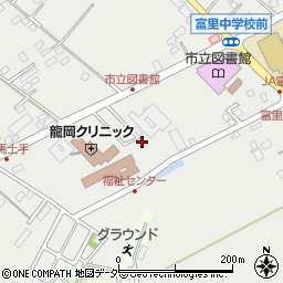 千葉県富里市七栄653-34周辺の地図