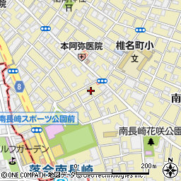 東京都豊島区南長崎4丁目周辺の地図