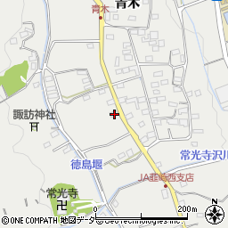 山梨県韮崎市清哲町青木1410周辺の地図