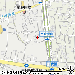 東京都あきる野市下代継81周辺の地図