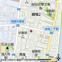 東京都台東区橋場1丁目33-7周辺の地図