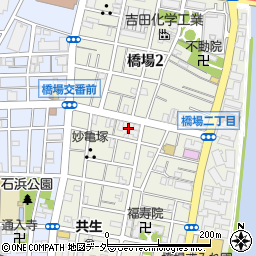 東京都台東区橋場1丁目33周辺の地図