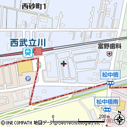 東京都立川市西砂町1丁目2-137周辺の地図