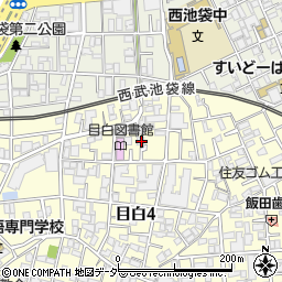 東京都豊島区目白4丁目31-13周辺の地図