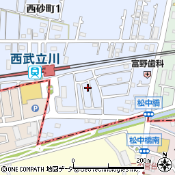 東京都立川市西砂町1丁目2-149周辺の地図
