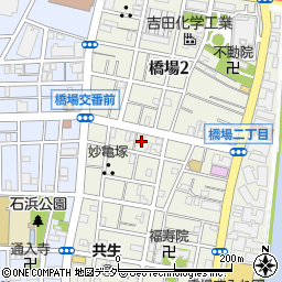 東京都台東区橋場1丁目33-6周辺の地図