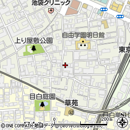 東京都豊島区西池袋2丁目周辺の地図