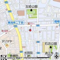 箸市商店周辺の地図