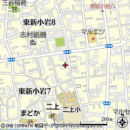 アクトシール株式会社　東新・小岩工場周辺の地図