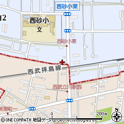 東京都立川市西砂町2丁目15-9周辺の地図